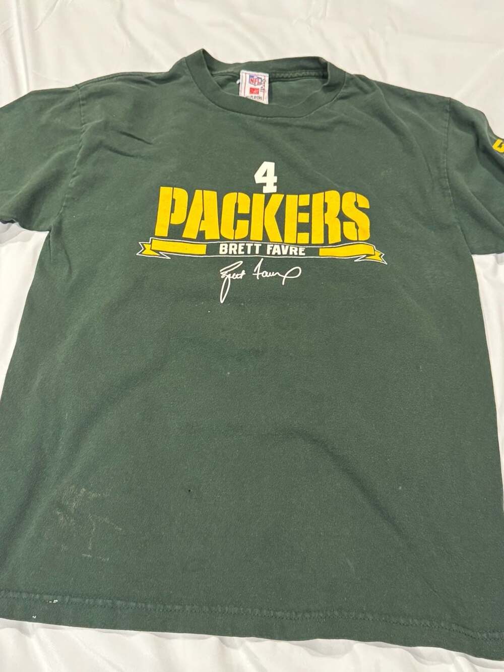 90’s Y2K Vintage NFL Green Bay Packers Brett Favre Long Sleeve T-Shirt - Picture 3 of 6